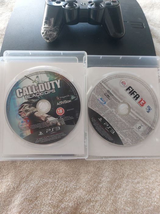 Ps3 Slim 6 jogos e 1 comando