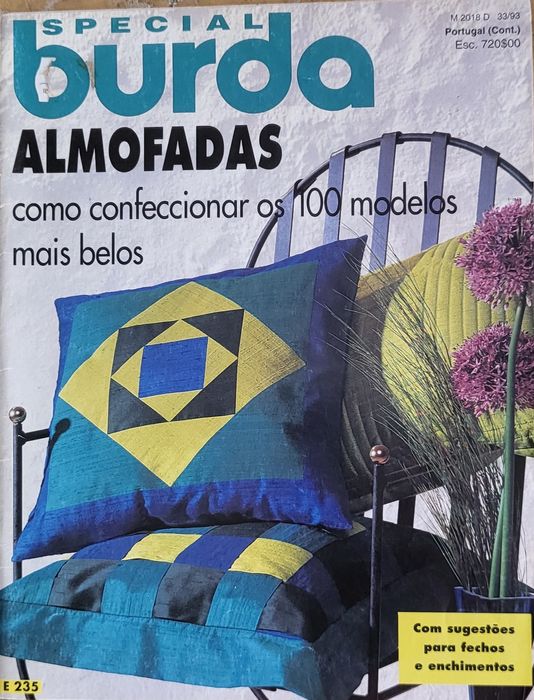 Burda Costura Fácil e Burda Almofadas