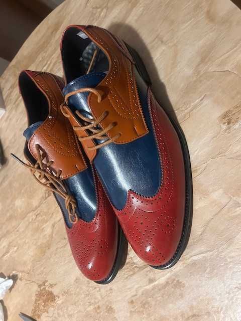 Nowe Buty Męskie Eleganckie Casualowe sznurowane