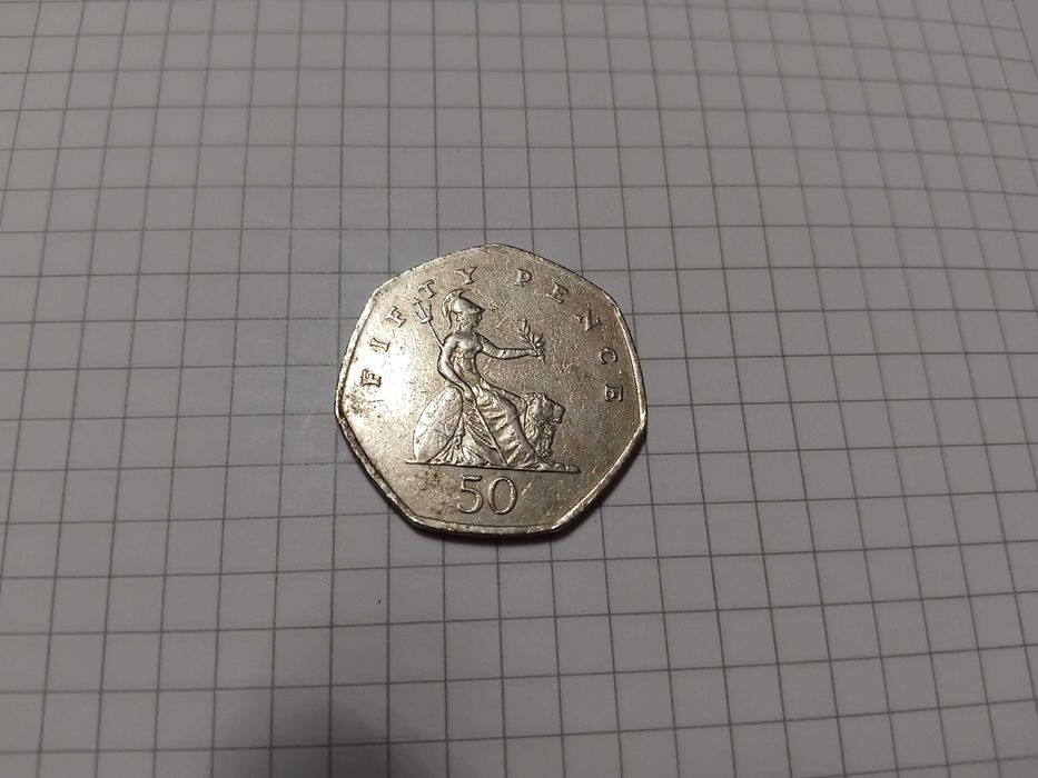 Moeda 50 Pence 1998 Elisabeth II