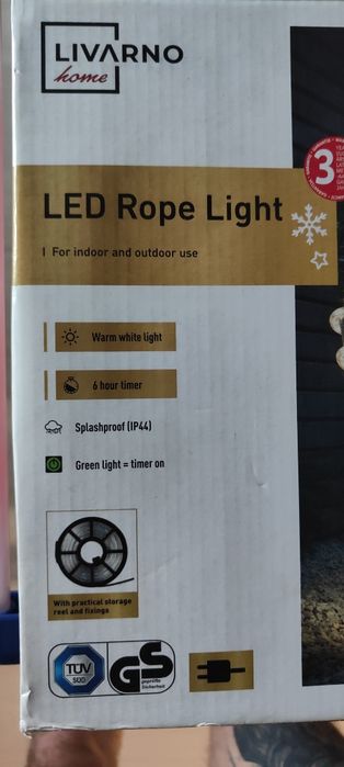 Lampki led rope .
