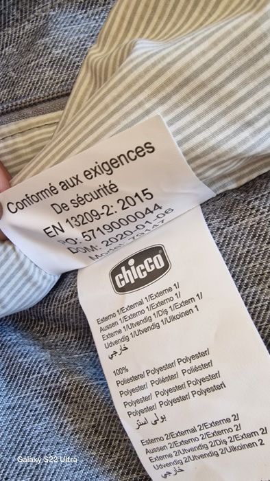 Saco para segurar bebé ao colo da Chico