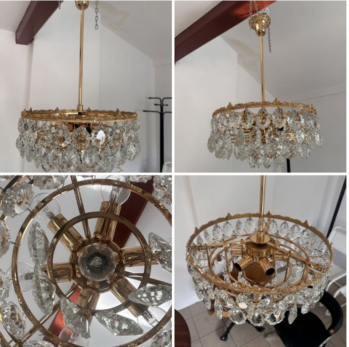 Palwa żyrandol mid century. Lata 60-te