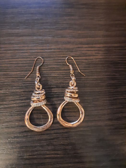 Винтажные сережки серьги винтаж