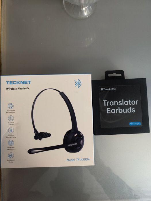 Tradutor Timekettle WT2 Edge W3+TECKNET Auscultadores Bluetooth