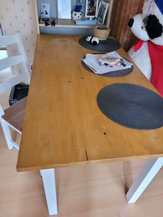 Stół ikea + 2 krzesła