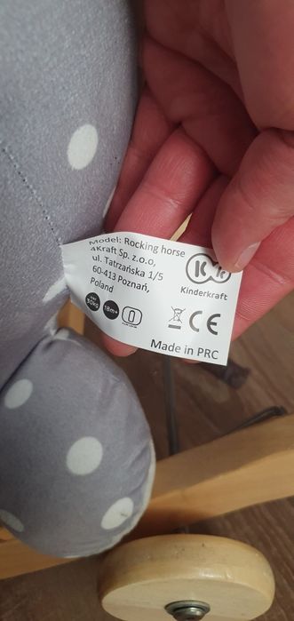 Konik na biegunach/kółkach Rocking Horse Kinderkraft