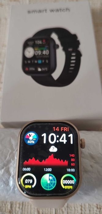 Смарт часы VitalityWatch 2.01 HD с искусственным интеллектом.