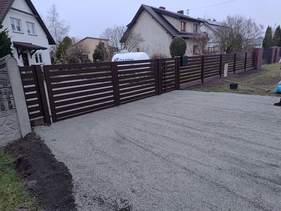 Ogrodzenia panelowe 2D , 3D palisadowe