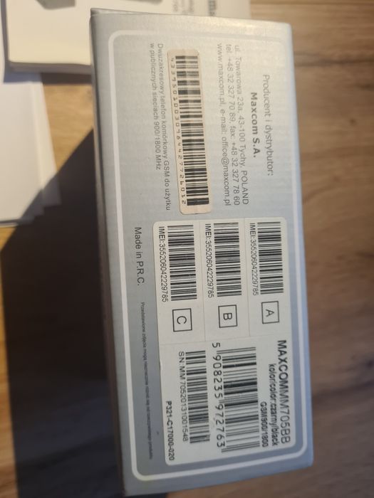 2 x telefon MaxCom MM705BB, jeden prawie sprawny