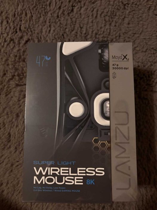 Myszka Lamzu Maya X 8K Cloud Grey