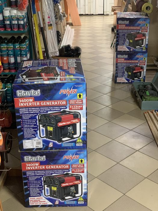 Генератор Інверторний Clarke Power 3400W