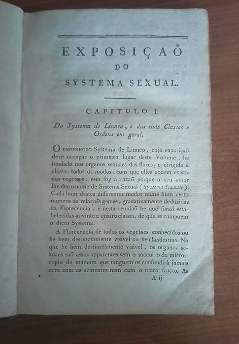 Compêndio de Botânica, 2º Tomo de dois, por Felix Avellar Brotero (1788)