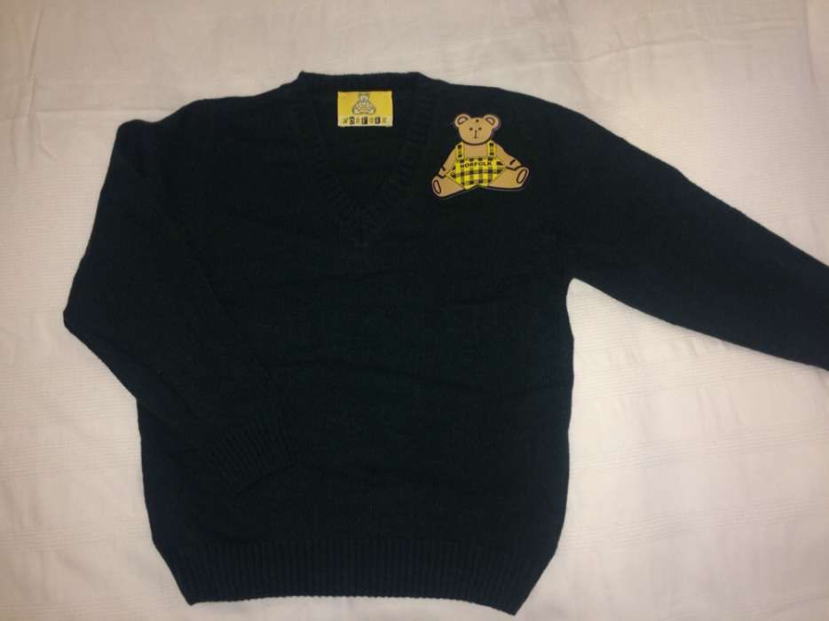 Pullover lã Norfolk verde escuro tam 4/5