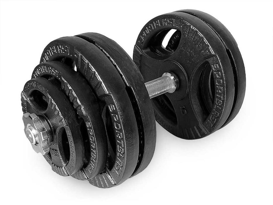 Hantle żeliwne kierownice regulowane 2x30kg zestaw 60kg WRO