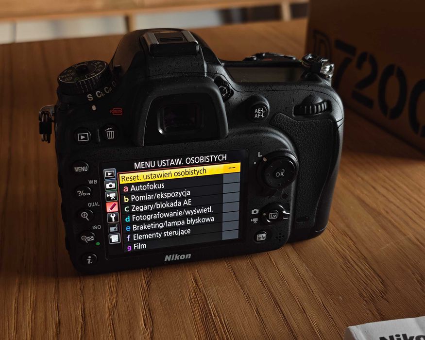 Lustrzanka Nikon D7200 zestaw okazja przebieg 11k gwarancja