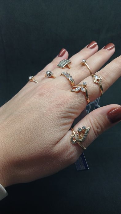 Каблучки 585 проби / кольца/перстни