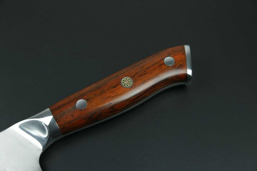 Nóż kuchenny Santoku z DAMASTU DAMAST GERMANY Di-7