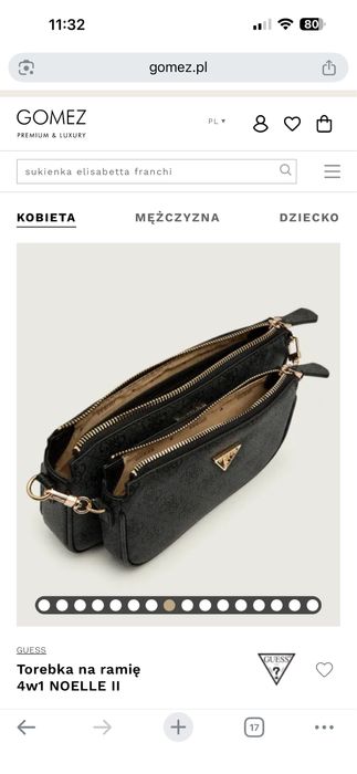 Oryginalna torebka Guess Noelle II 4w1!!!
