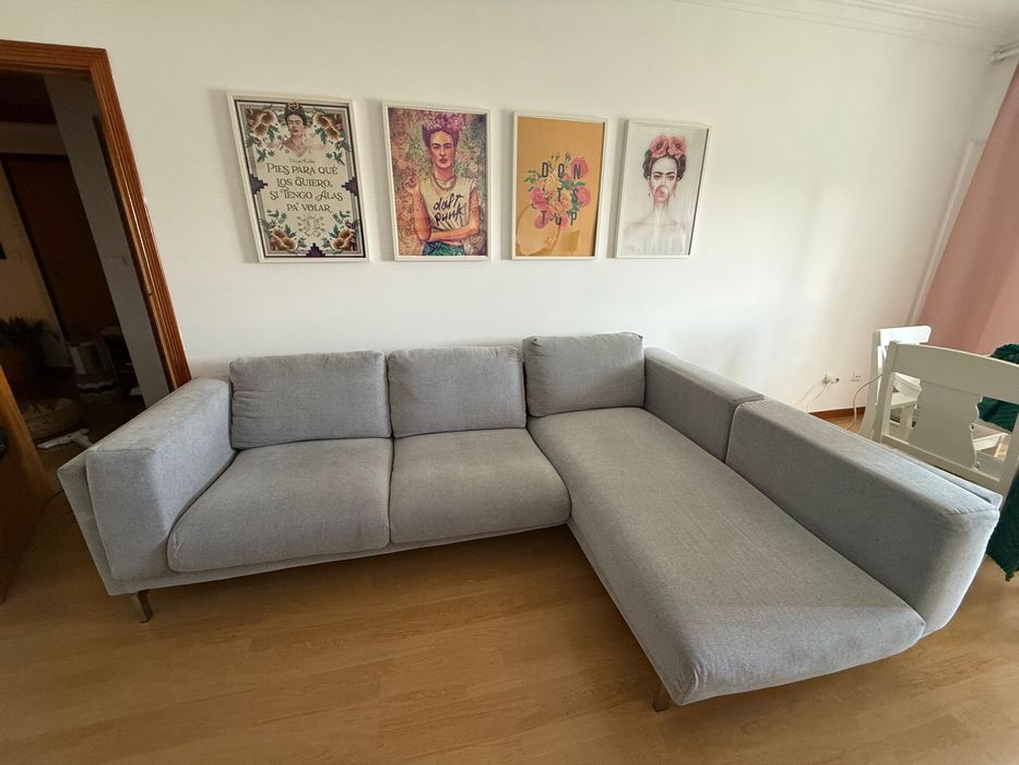 Sofá Chaise Longue de 3 lugares