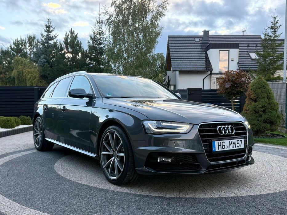 Audi A4 Avant S-LINE/COMPETITION 2.0Tdi 150KM CR 2015r Daytona Perl/ Navi/ Alu19/