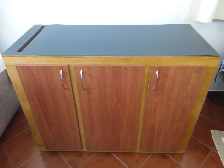 Móvel de aquario 120×50×88