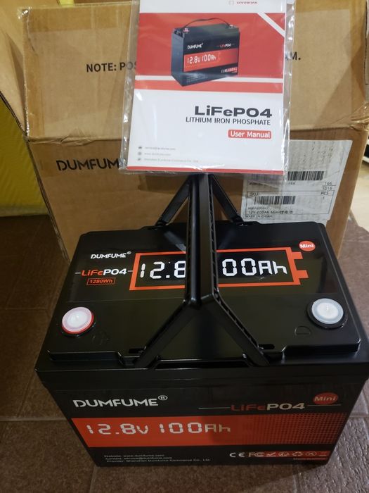 DUMFUME LiFePO4 АКБ 12В, 100А/ч, BMS 100A