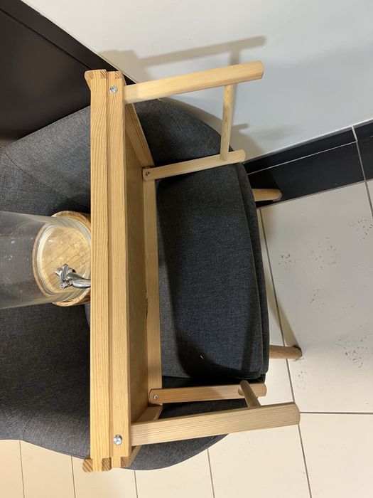 Taca ikea jysk drewniane x2