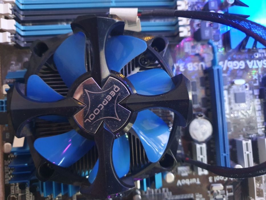 Материнська плата Asus p7p55d-e lx+intel core i3 550