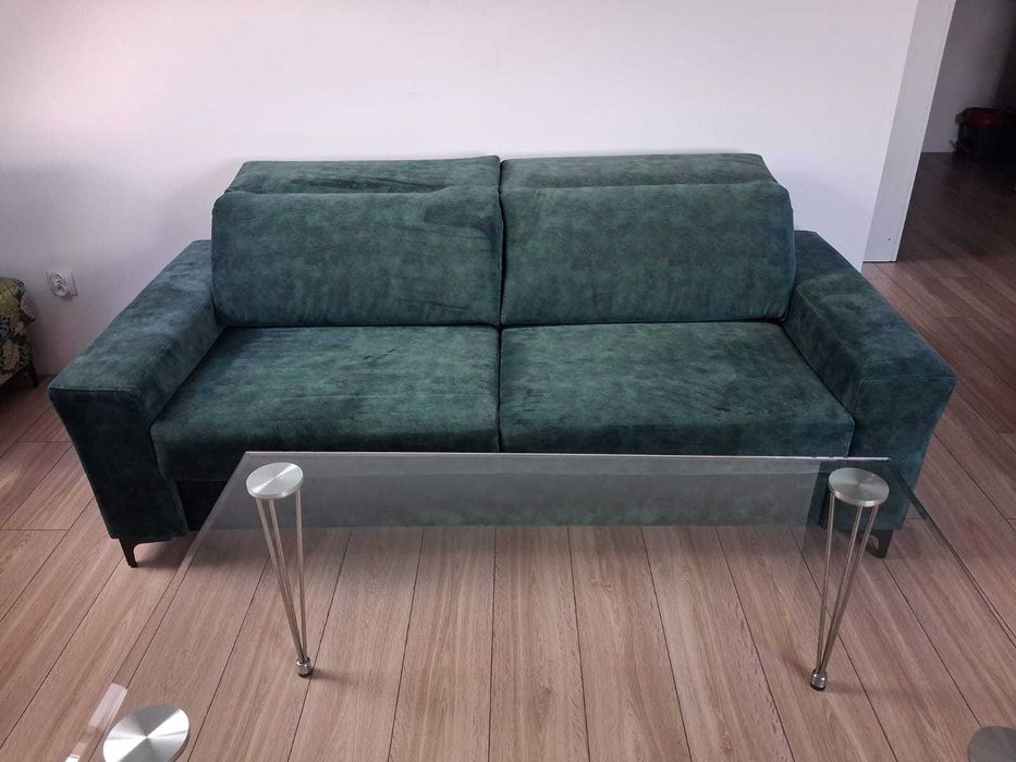 Kanapa/sofa + stolik szklany