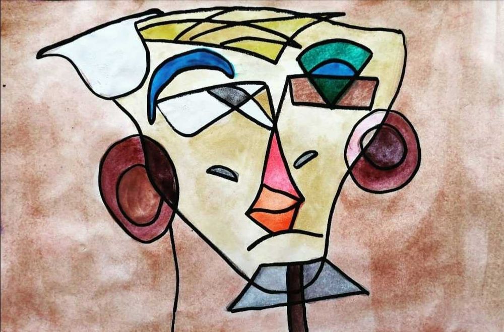 Портрет в стилі авангард