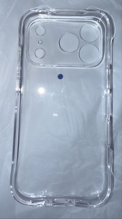 Capa transparente anti amarelo iphone 17 pro