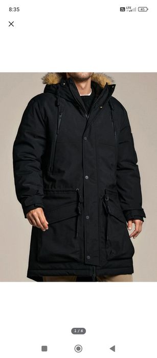 Zimowa- męska kurtka parka XXL
