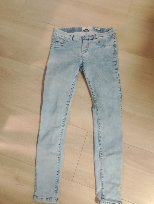 Damskie spodnie jegginsy jeansowe House .r S