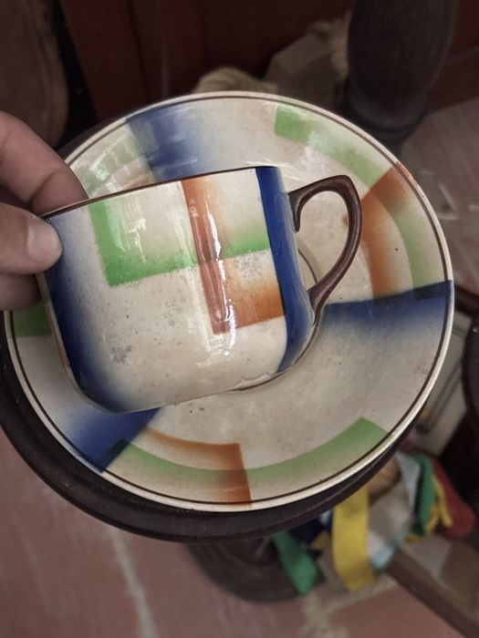 Chavena c/Pires - Faiança - Antiguidades LVS