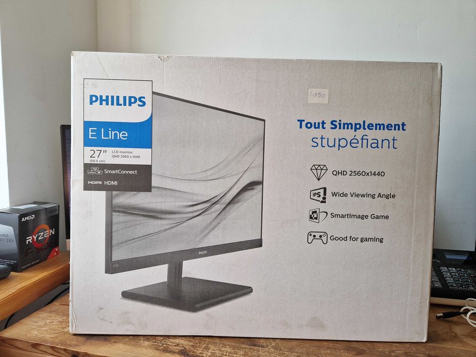 Monitor LED Philips 275E1S/00 27 " 2560 x 1440 px IPS / PLS (4390)