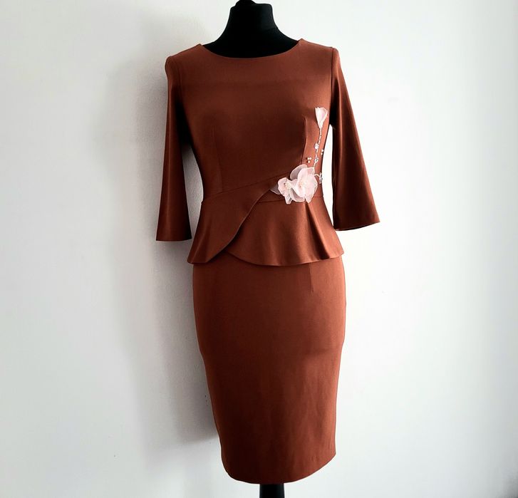 UNIKAT piękna sukienka mini Midi top spódnica lolita 36 s 34 xs