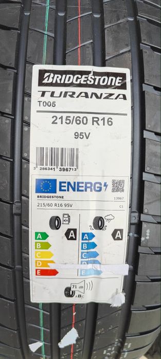 215/60r16 Bridgestone Turanza T005 Dot 2025