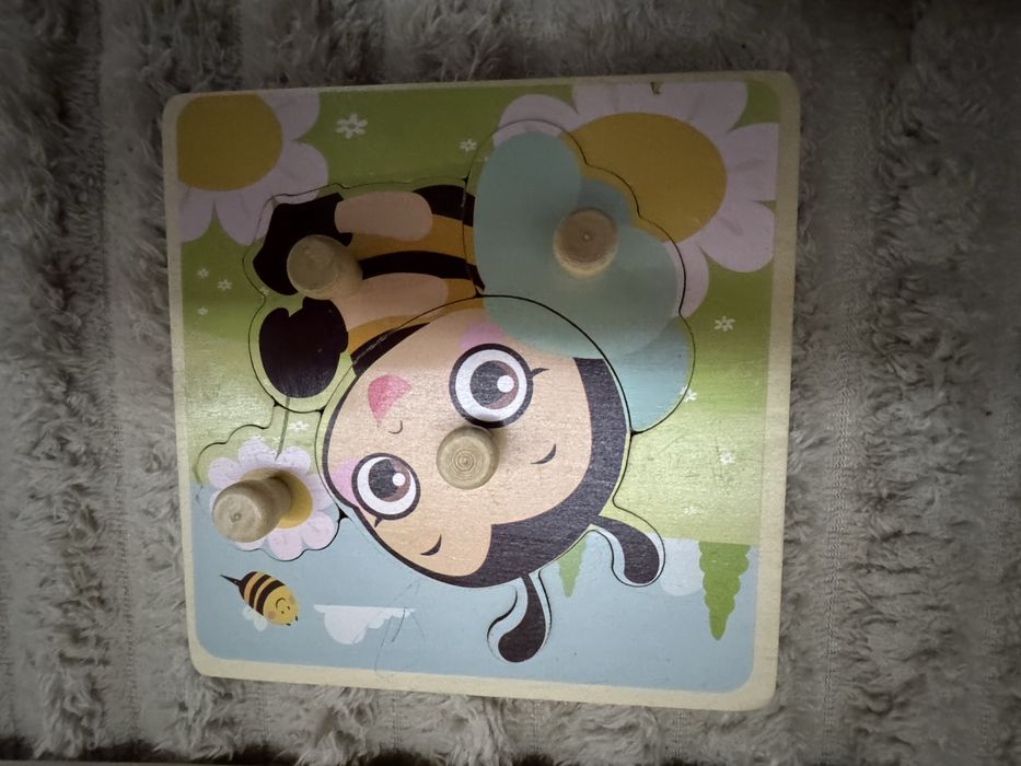 Пазли монтесорі звірята , машинки  зі звуками