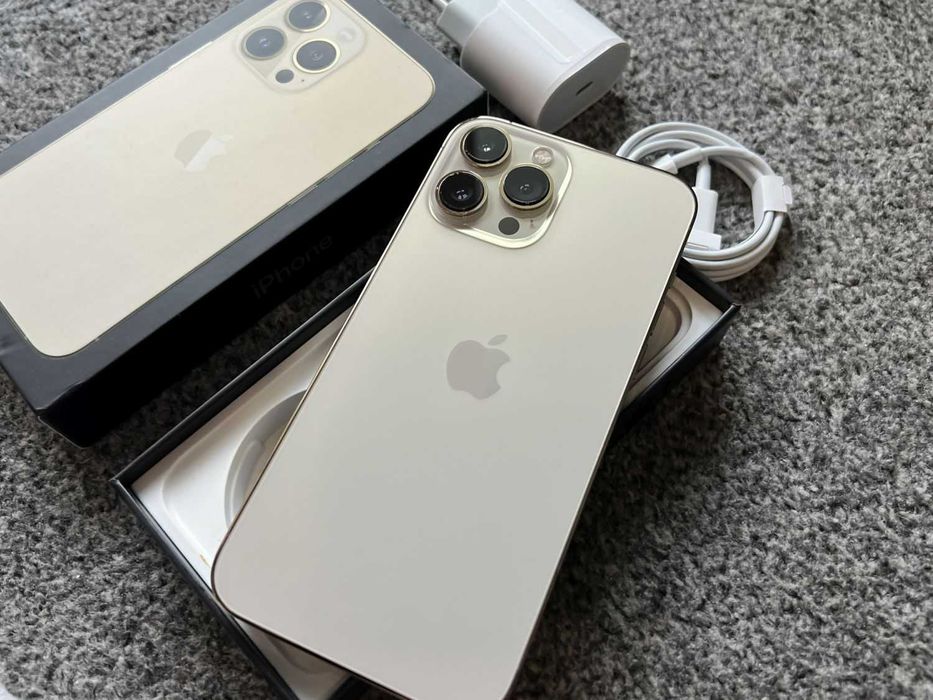 iPhone 13 Pro Max 256GB GOLD ZŁOTY Rose Bateria 96% Gwarancja