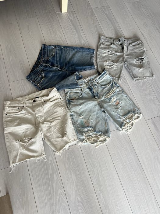 Джинсовые Шорты zara levis hm denim