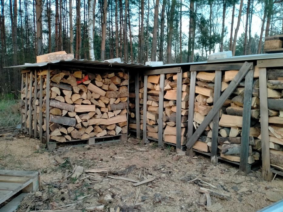 Drewno Bukowe Sezonowane Opałowe Kominkowe Kępno Wieruszów Ostrzeszów