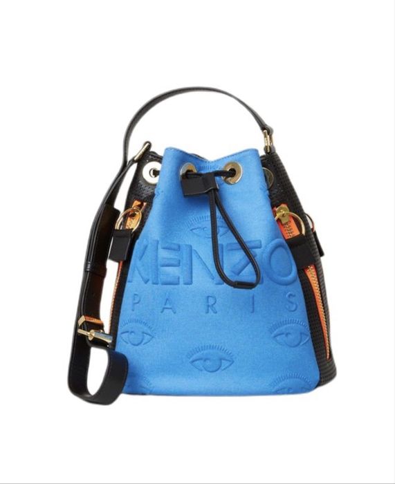 Torebka worek Kenzo Kombo Bucket Bag z certyfikatem