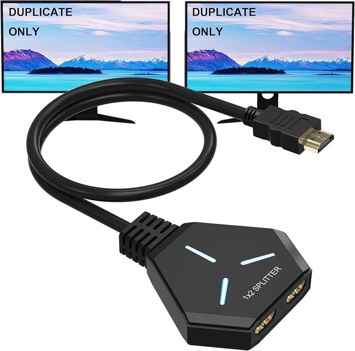 Dwudrożny rozdzielacz HDMI 4K. 1x2 rozdzielacz Hdmi