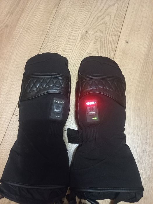 Рукавиці лижні, гірськолижні варежки з підігрівом Racer, моторукавиці