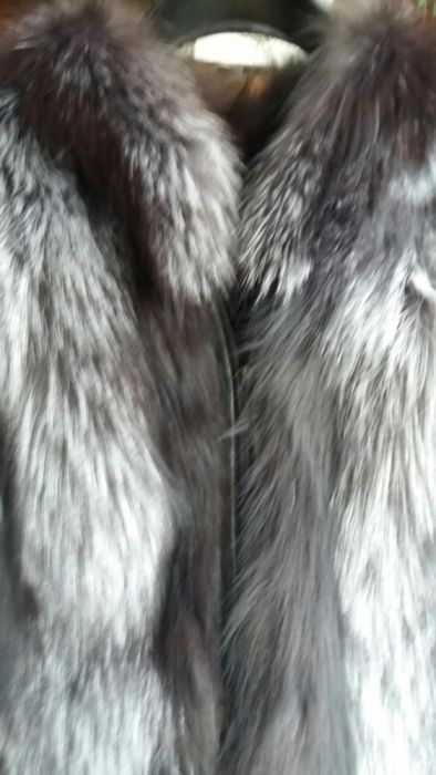 Жилетка чернобурка