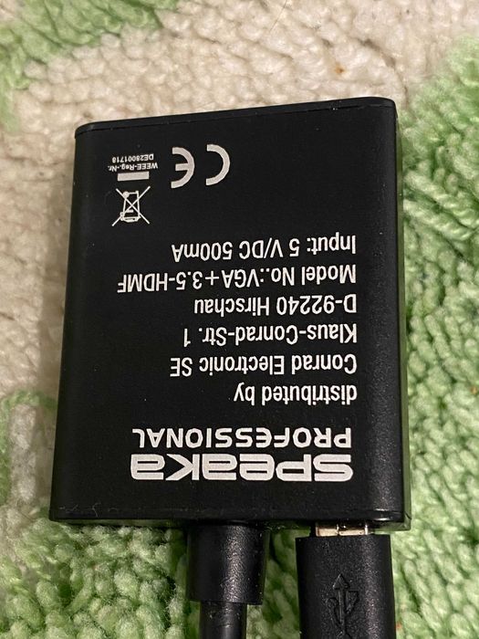 Konwerter VGA HDMI SpeaKa Professional