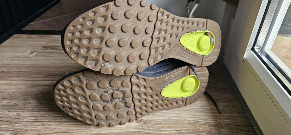 ECCO męskie granatowe skórzane buty rozmiar 42 wkładka 26,5cm