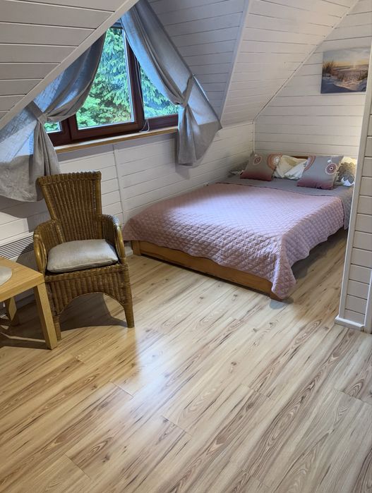 Promocje we wrześniu!!! Domek bliźniak, własny zamykany ogródek w obu częsciach domku, zadaszony taras, 150 m do plaży