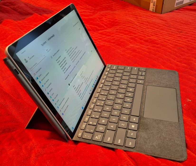 Laptop 10,5 2w1 Win11 MS Surface Go 4 SSD256GB GWARANCJA zestaw